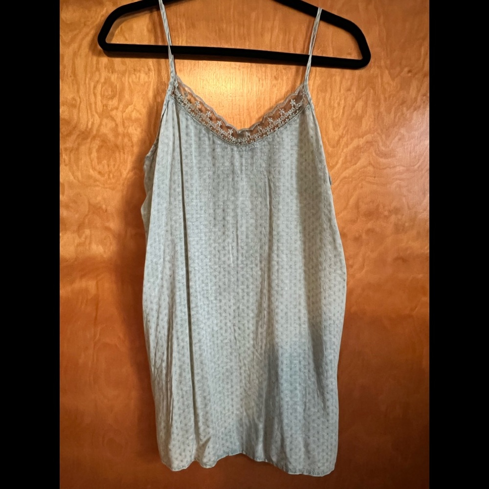 Mint green cami